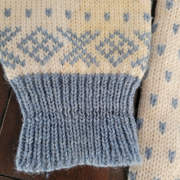 Vintage LL Bean 100% Wool Sweater Size 42/XL Made In Norway - Picture 8 of 16